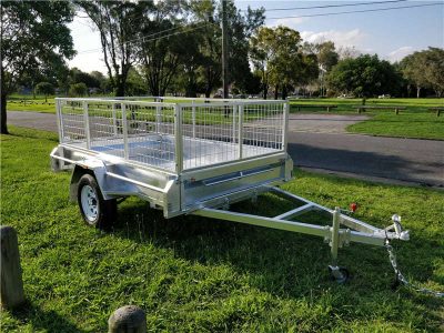 6 x 4 ft Caged Box Trailer for Hire